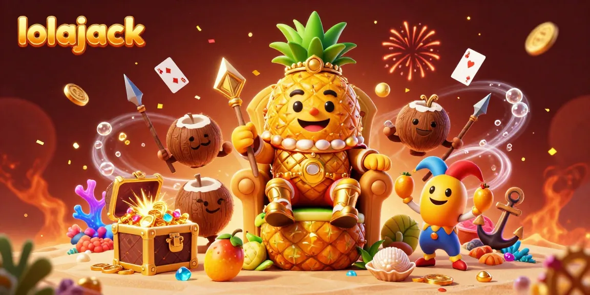 Experience exhilarating gameplay at lolajack casino with unique characters in a vibrant, festive atmosphere.